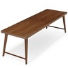 Resenkos Computer Desk, Office Desk, Study Desk,2-Person Computer Desk, 78.7" Executive Desk Study Work Table,Brown - 4 of 4