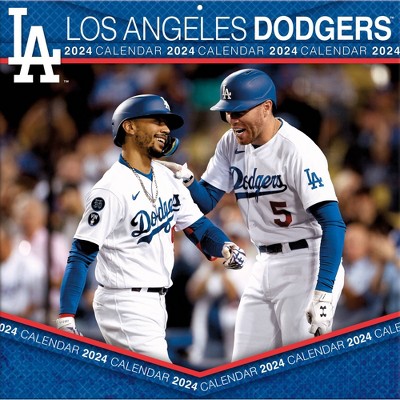 Los Angeles Dodgers 2023 12x12 Team Wall Calendar : Office Products 