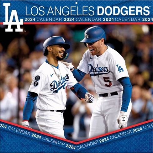 Mlb Los Angeles Dodgers 12x 12 2024 Wall Calendar : Target