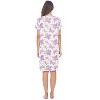Casual Nights Women's Super Soft Yummy Nightshirt, Short Sleeve Nightgown, Night Dress with Fun Prints & Patterns - 4 of 4