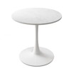 Haven Small Round Dining Table,31.5'' With Metal Pedestal Dining Table Base-Maison Boucle - 3 of 4