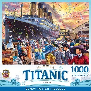 MasterPieces 1000 Piece Jigsaw Puzzle - Titanic Underway - 19.25"x26.75" - 1 of 4