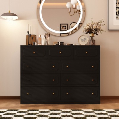 Famapy Glamorous Black Dresser : Your Ideal Removable Structure Storage Option