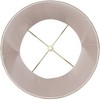 Springcrest Set of 2 Drum Lamp Shades Almond Flower Small 11" Top x 12" Bottom x 11" High Spider Replacement Harp Finial Fitting - 4 of 4