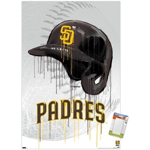 Trends International MLB San Diego Padres - Drip Helmet 22 Unframed Wall Poster Prints - 1 of 4