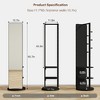 ALEXOUN 65.7 X 17.7 inches Full Length Mirror with Cloak Rack,Rotatable Full Body Mirror Floor Mirror for Bedroom,Living Room,Dressing Room, - 3 of 4