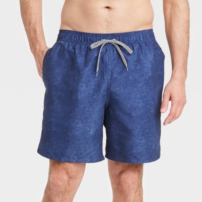 Men's 7" Swim Trunks - Goodfellow & Co™ Navy S