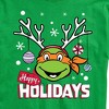 Men's - Teenage Mutant Ninja Turtles - Happy Holidays Short Sleeve Graphic T-Shirt - 2 of 4