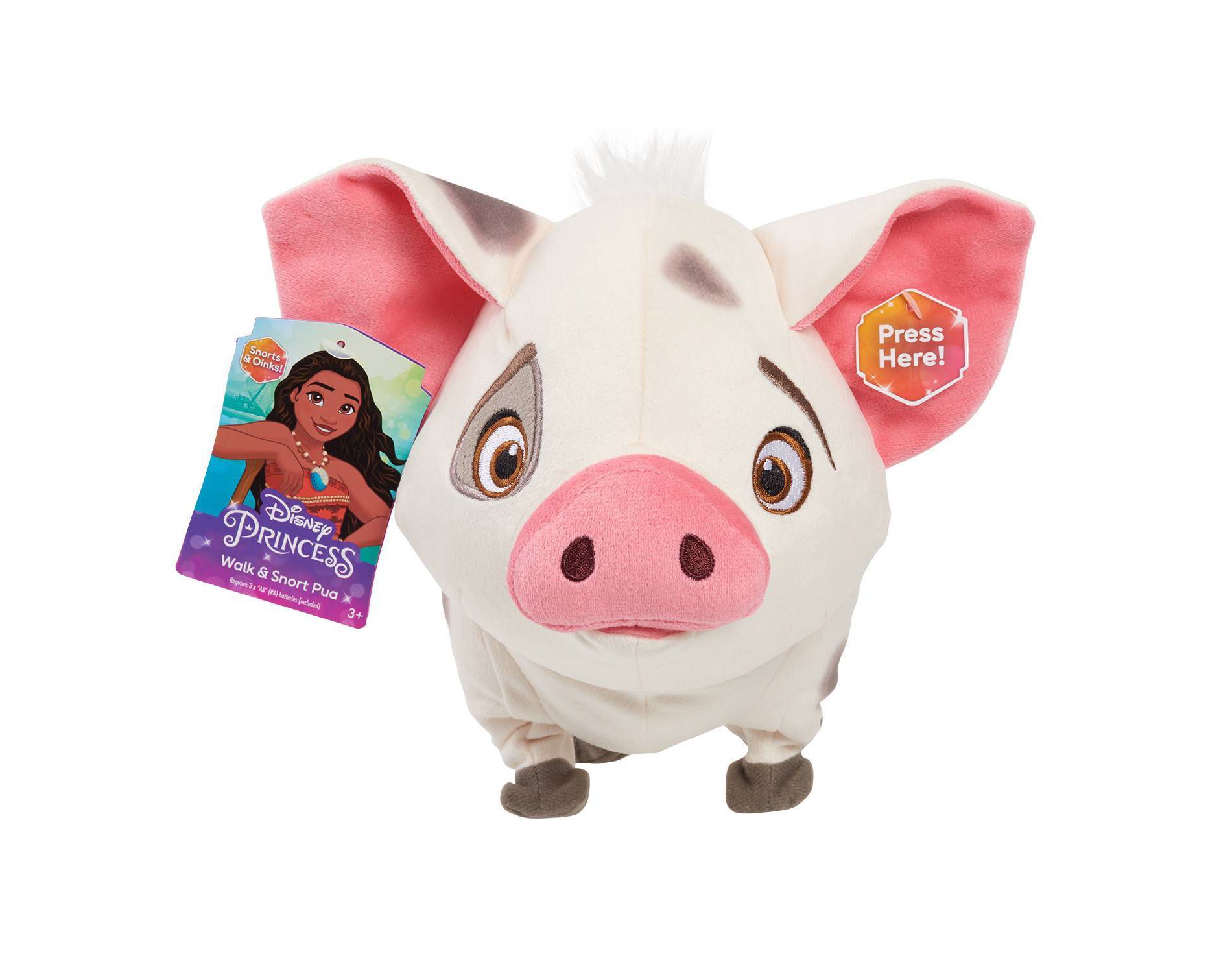 Disney Moana Walk & Snort Pua Stuffed Animal