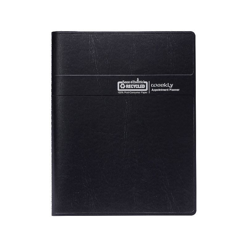 2024 House of Doolittle 5" x 8" Weekly Appointment Book Black (278-02-24) 27802-24, 1 of 7