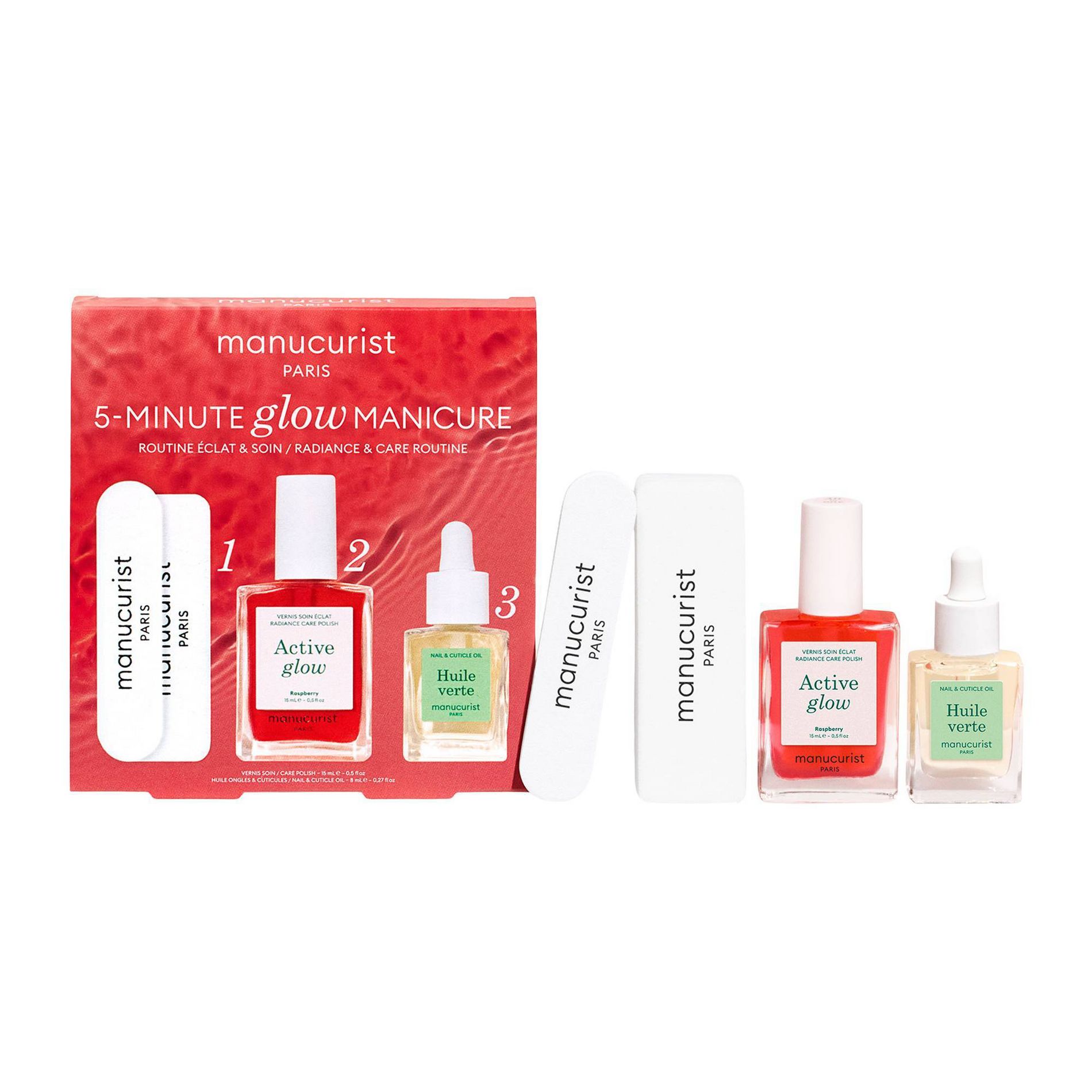 Manucurist 5 Minute Glow Manicure Set - 3pc - Beauty Studio