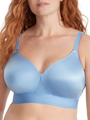 Bali Women's One Smooth U Bounce Control Wire-free T-shirt Bra - Df3458 38c  Blue Sky Ahead : Target