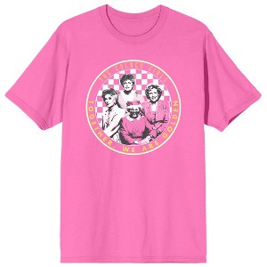 Bioworld Unisex Golden Girls Sitcom Pink Short Sleeve Graphic Tee - 1 of 1