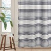 Horizontal Beach Stripe Water Repellent Shower Curtain - 3 of 4