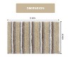 Home Weavers Glamour Collection 100% Polyester Microfiber Bathroom Rug, Non Slip Bath Mat Water Absorbent Soft Microfiber Shaggy Mat Machine Washable - 3 of 4