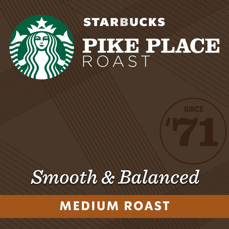 Starbucks by Nespresso Original Line Pods Medium Roast Coffee Pike Place Roast - 10ct, 5 of 9