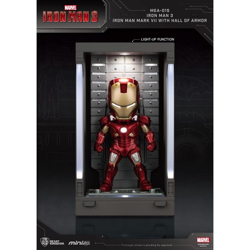 Marvel Iron Man 3 /Iron Man Mark VII with Hall of Armor (Mini Egg Attack), 3 of 6