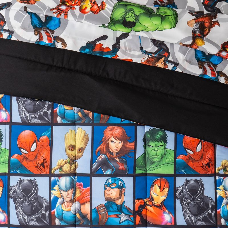 Marvel Avengers Team Full Kids&#39; Bed Set Blue, 3 of 4