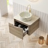 GDFStudio Winfough Modern Bathroom Vanity with Round Basin and Drawer - 2 of 4