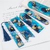 JDICTION Silicone Bookmark Molds Set - 5 Shapes With 20pcs Tassels For Resin Casting DIY Crafts - 2 of 4