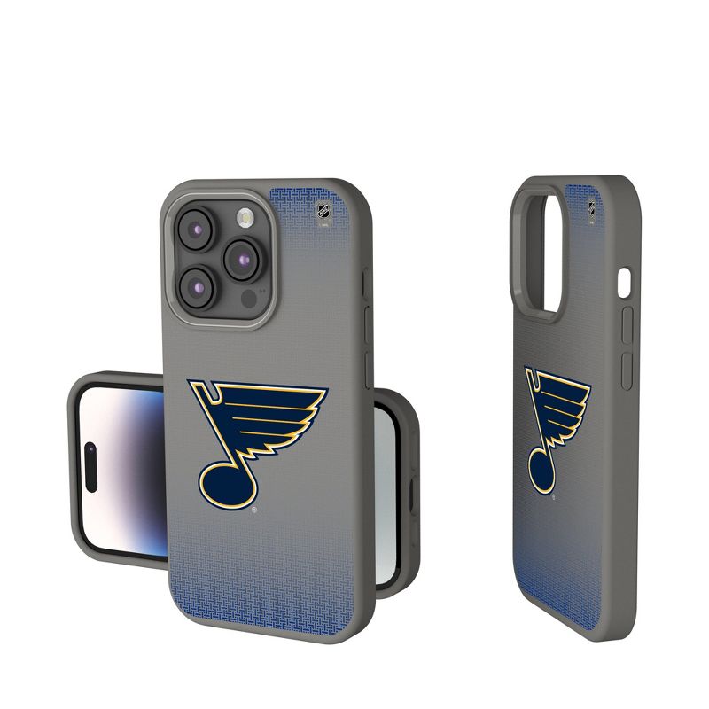 Keyscaper St. Louis Blues Linen Soft Touch Phone Case, 1 of 8