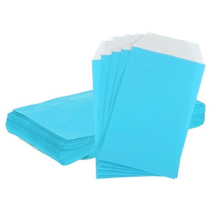 Unique Bargains Greaseproof Kraft Paper Bakery Cookies Candies Pastry Bags 100 Pcs - 1 of 4