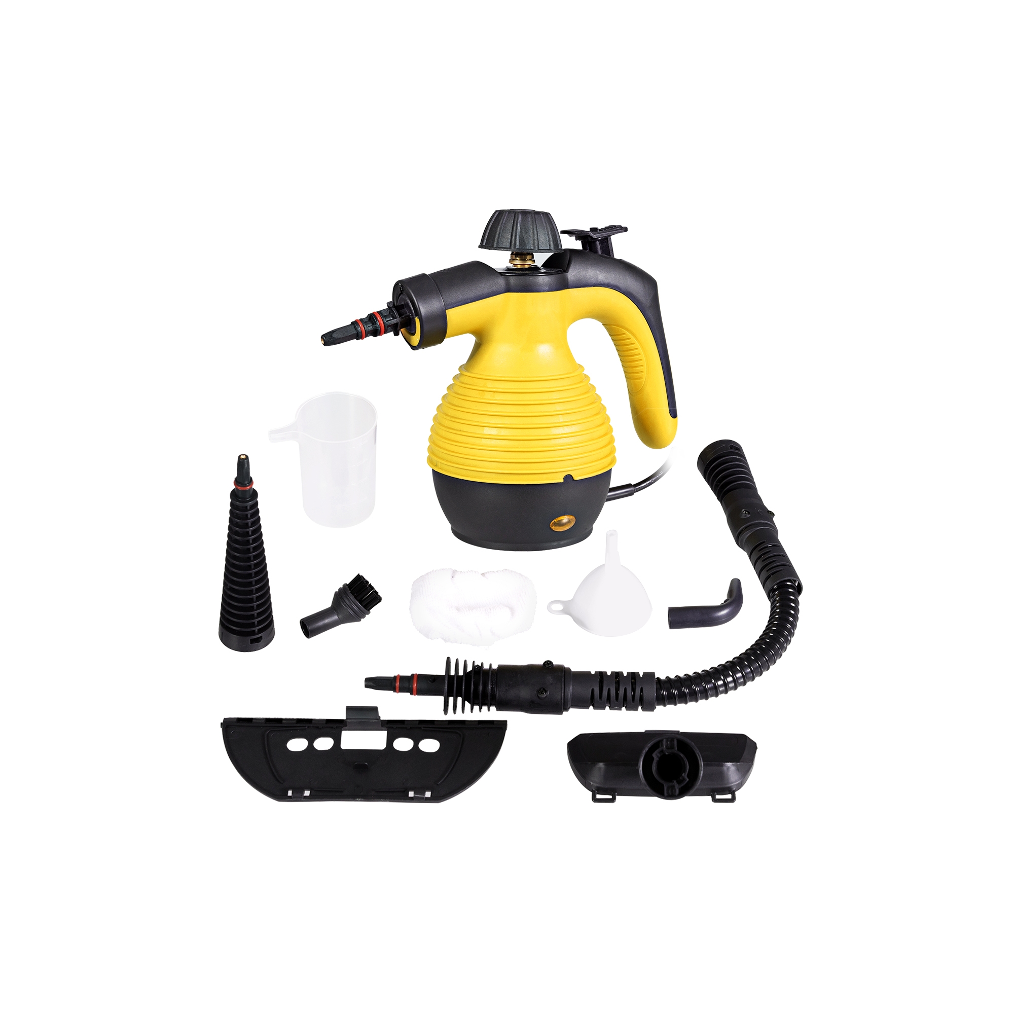Costway Multifunction Portable Steamer Household Steam Cleaner 1050W with Attachments Yellow