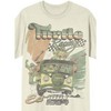 TMNT Classic Retro Cartoon Turtle Racing Men's Sand Crew Neck Short Sleeve T-shirt - 2 of 2