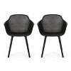 Set of 2 Lotus Dining Chair-Christopher Knight Home - 2 of 4