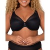Curvy Couture Women's Full Figure Sheer Mesh Plunge T-shirt Bra - 2 of 4