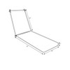 Fresco Outdoor Chaise Lounge Cushion - Pillow Perfect - 4 of 4