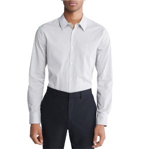 Calvin Klein Mens Striped Button Up Shirt - 1 of 1