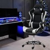Bosmiller Gaming Chair with Massage Lumbar Support Ergonomic Video Game Chair, Adjustable Headrest & Footrest - 2 of 4