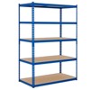 5 Tier Garage Storage Shelves, 2500LBS Capacity Metal Shelving Unit for Garage, Industrial, Warehouse, Kitchen, Closet, , Blue - 4 of 4