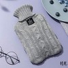 EBF Home Huddle Hush Hot Water Bottle, Hot Water Pack for Hot and Cold Compress, Ideal for Menstrual Cramps, Neck Shoulder Pain Relief - 2 of 4