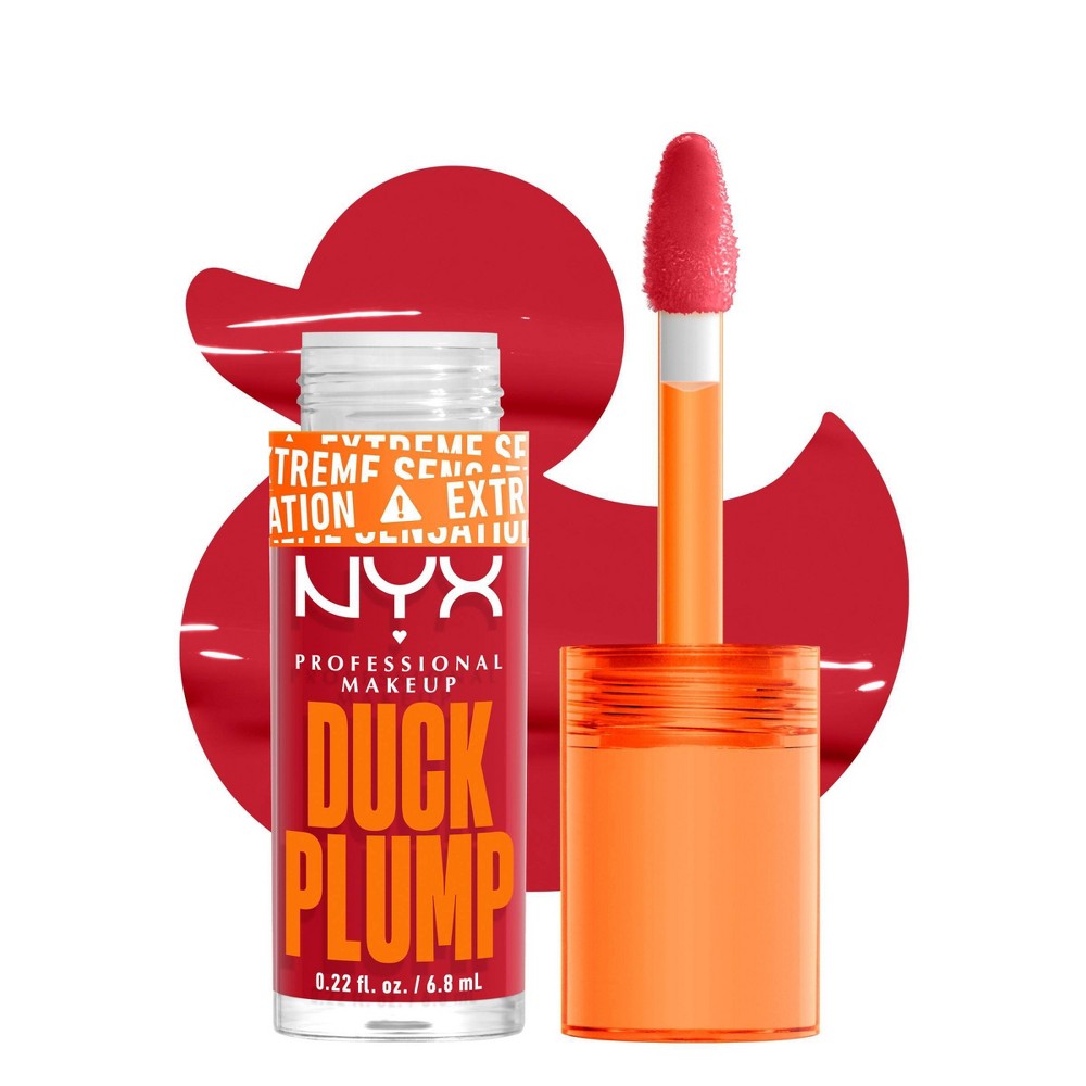 Photos - Lipstick & Lip Gloss NYX Professional Makeup Duck Plump High Pigment Plumping Lip Gloss - Cherry Spice - 0.23 fl oz 