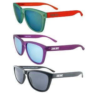 3 Pairs of Epoch Eyewear Vibe Sunglasses with Teal Mirror, Smoke Lenses - 1 of 4