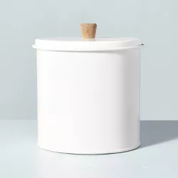 Metal Canister with Wood Knob Sour Cream - Hearth & Hand™ with Magnolia