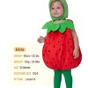Joyfy Halloween Baby Strawberry Costume Toddler, Infant Fruit Costume for Girls Kids Halloween Dressup Party - 2 of 4