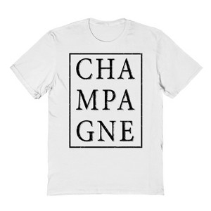 Rerun Island Men's Champagne Short Sleeve Graphic Cotton T-Shirt - 1 of 1