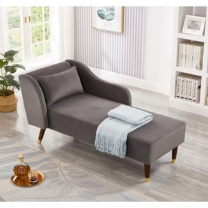 LOVMOR Convertible Sofa Bed,3-in-1 Multi-Functional Sleeper Chair w/Adjustable Backrest Recliner,Living Room Bed Room Furniture,Linen - 1 of 4