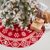 Saro Lifestyle Two-Way Festive Knit Tree Skirt - 4 of 4