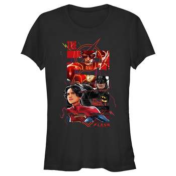 Juniors Womens The Flash comics Book Superheroes Logo T-Shirt
