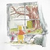 Juniors Womens Winnie the Pooh Window Watching T-Shirt - image 2 of 4