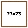 PosterPalooza | Square Classic Gold Picture Frame - UV Acrylic, Foam Board Backing, Hanging Hardware - 2 of 4