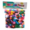 Charles Leonard Creative Arts Pom-Poms, Assorted Colors/Sizes, 300 Per Pack, 3 Packs - 3 of 3