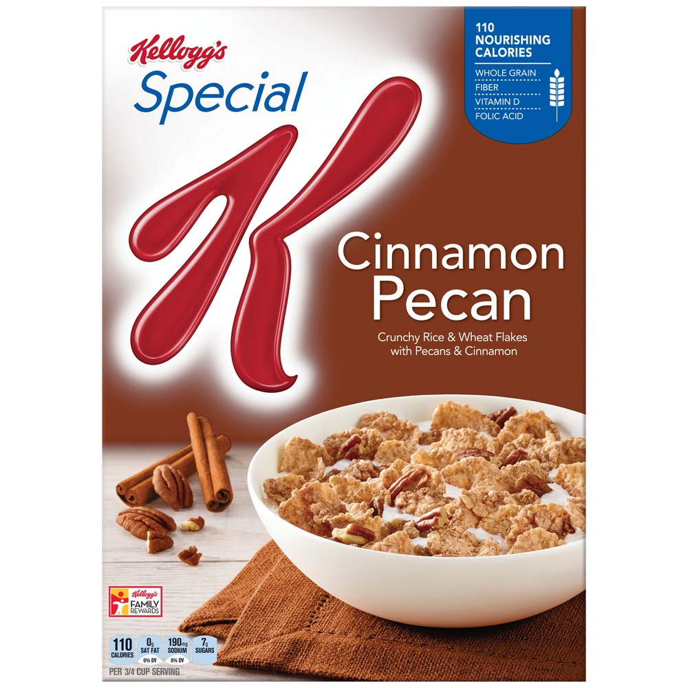 UPC 038000787041 product image for Special K Cinnamon Pecan Cereal - 12.5 oz - Kellogg's | upcitemdb.com