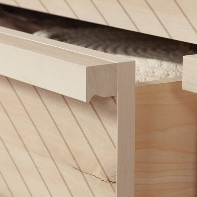 Pacific Maple Mid-Century Modern 6-Drawer Dresser