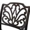 Christopher Knight Home Kai Outdoor Aluminum 3 Piece Chat Set, Bronze - 4 of 4