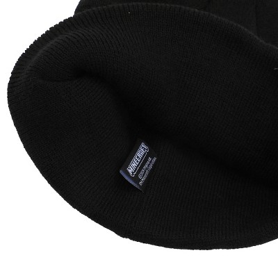 Minecraft Plush Creeper Patch Youth Black Cuff Beanie - image 3